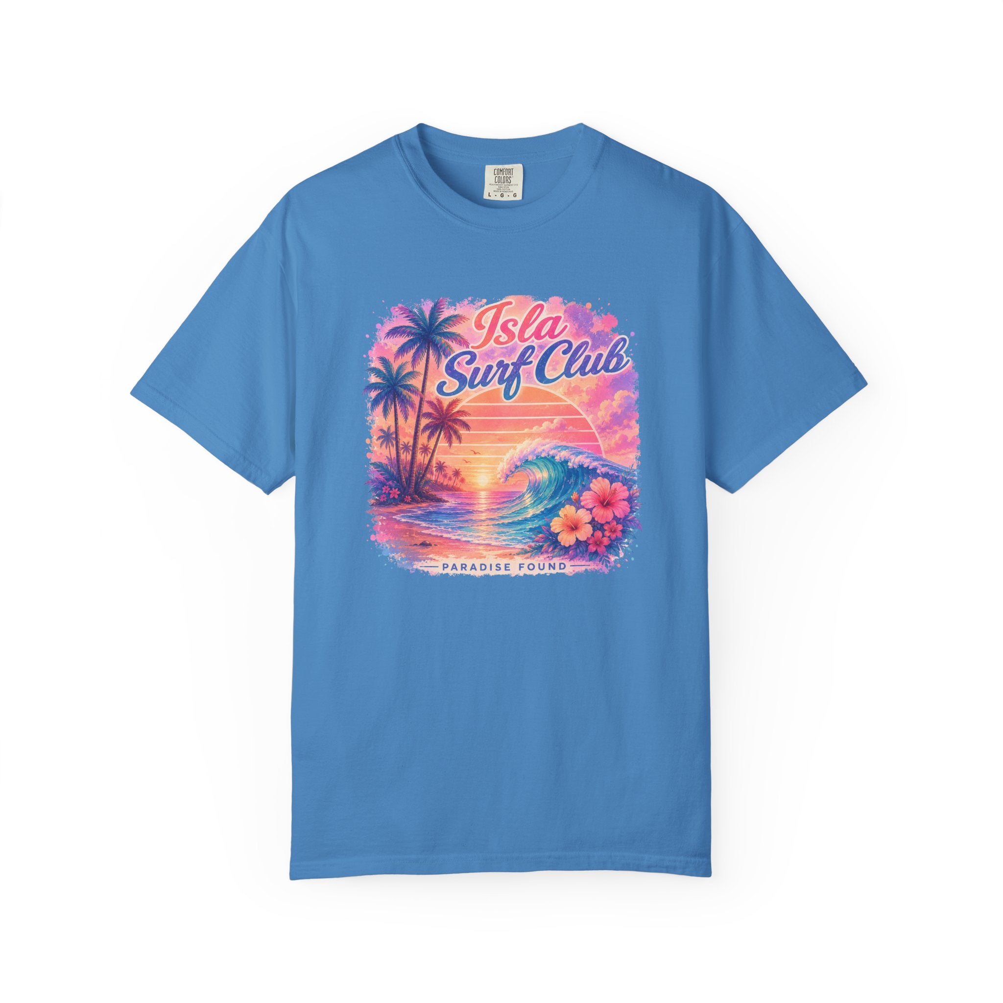 Isla Surf Club Magenta Sunset T‑Shirt