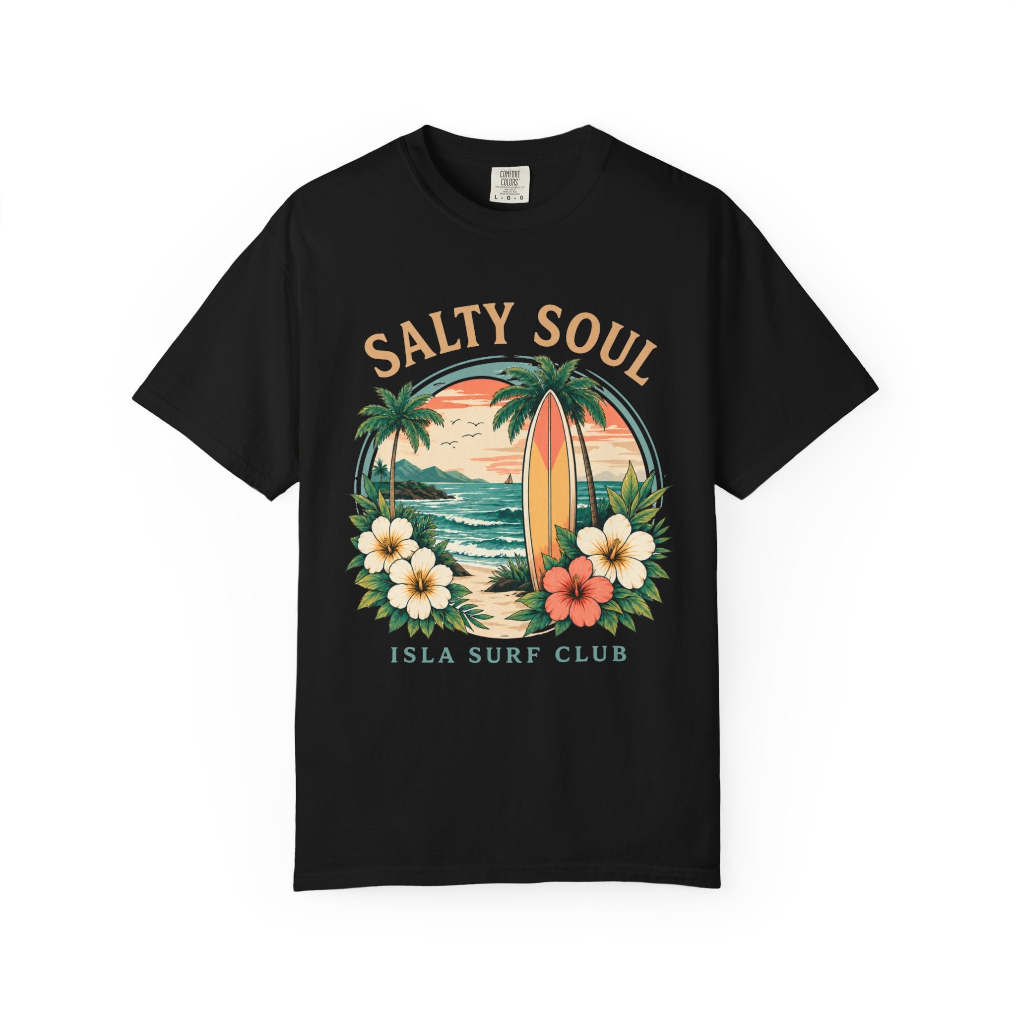 Salty Soul Sunset Isla Surf Club T-Shirt