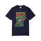 Surfing Makes Me Happy T-Shirt - Retro Surf Fin