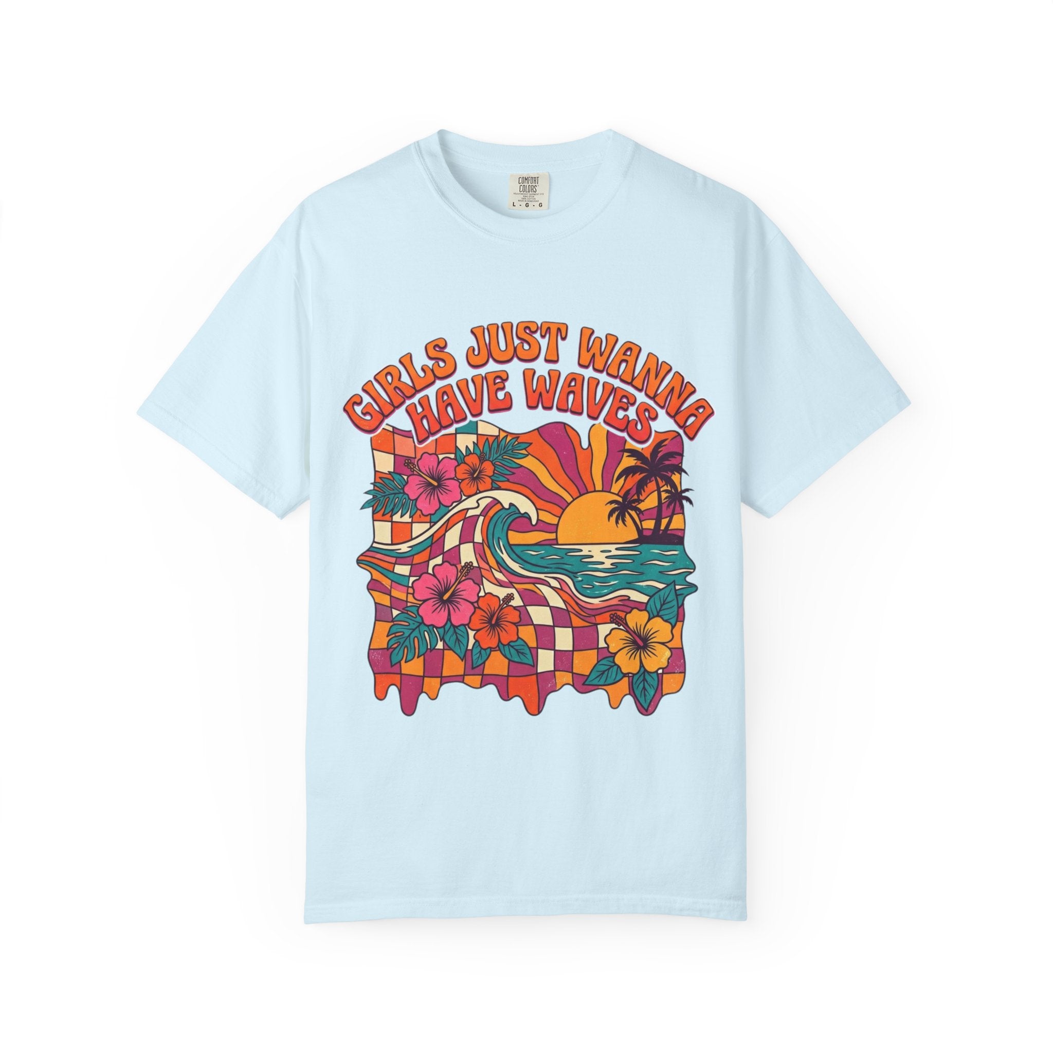 Girls Just Wanna Have Waves Melting T-Shirt
