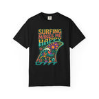 Surfing Makes Me Happy T-Shirt - Retro Surf Fin