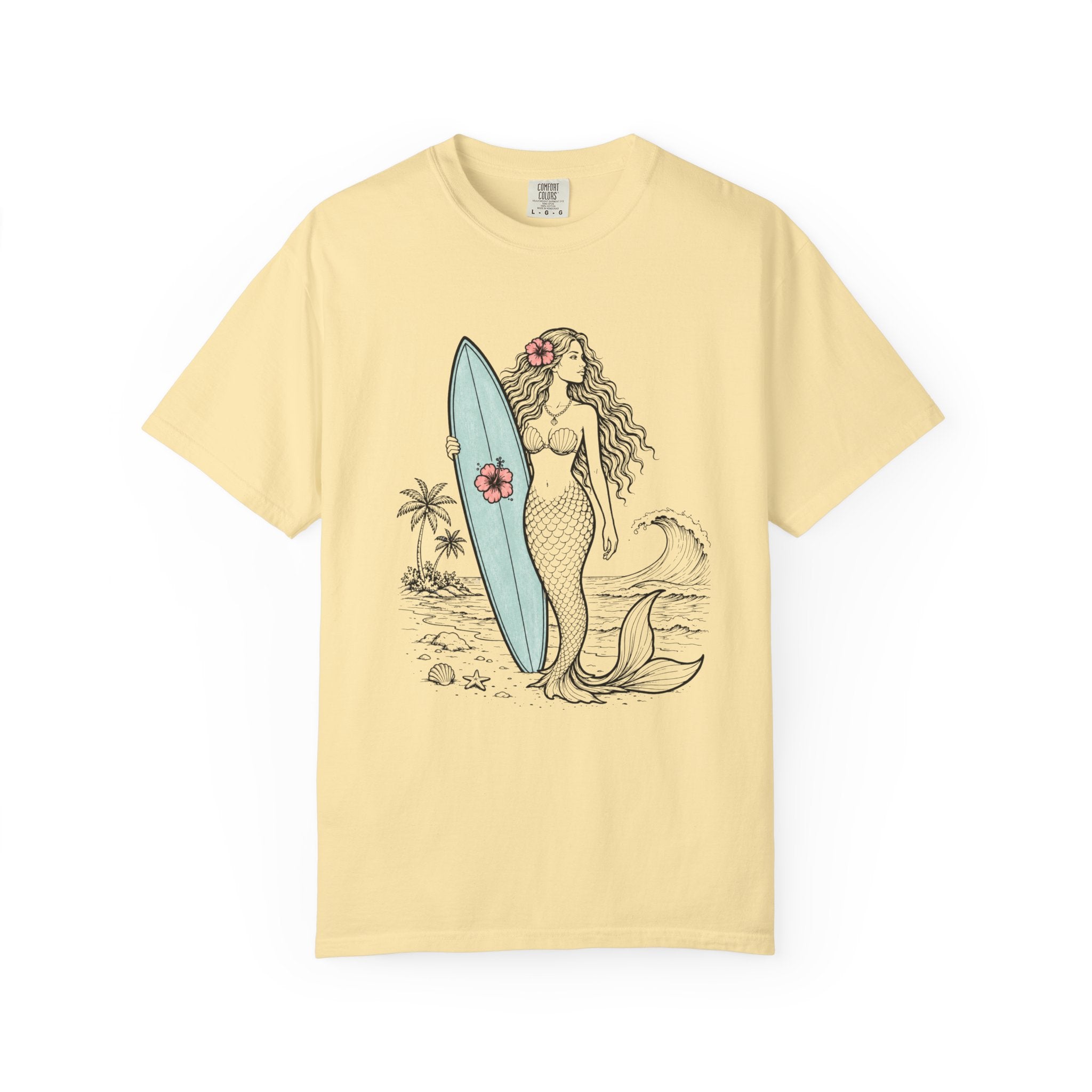 Mermaid & Her Board T-Shirt