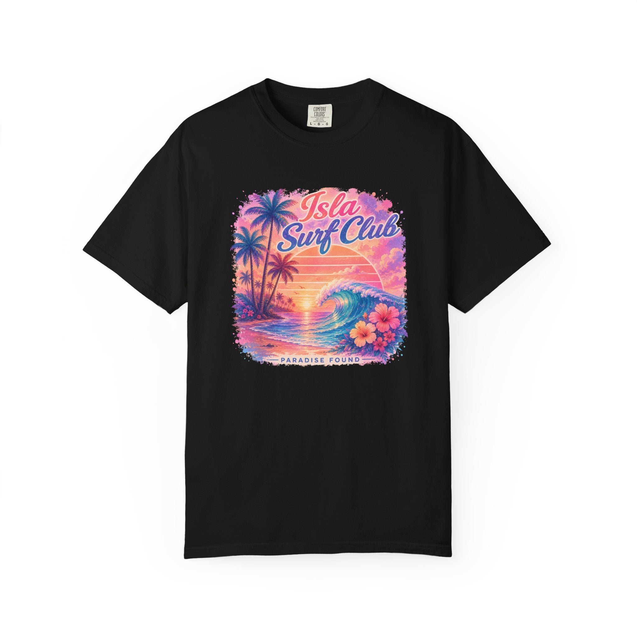 Isla Surf Club Magenta Sunset T‑Shirt