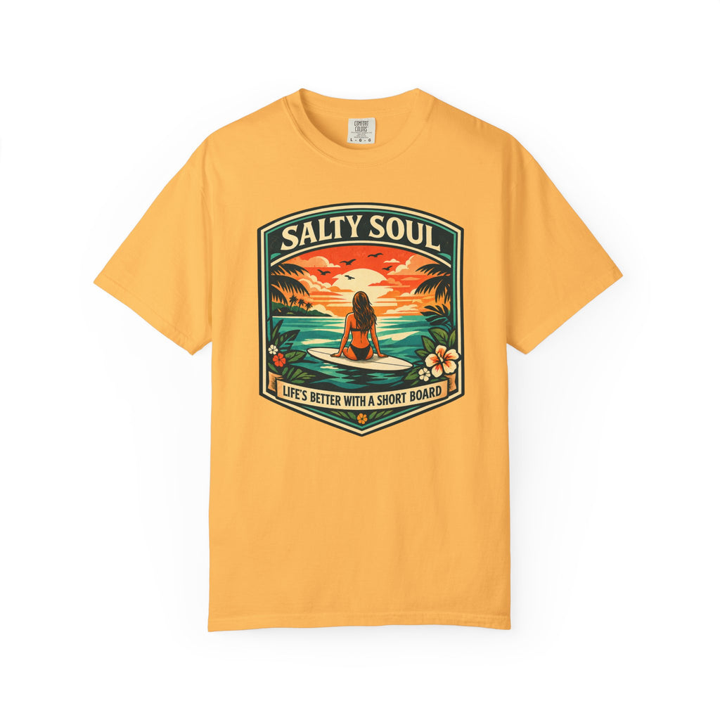 Salty Soul - Life's Better With a Shortboard T-Shirt