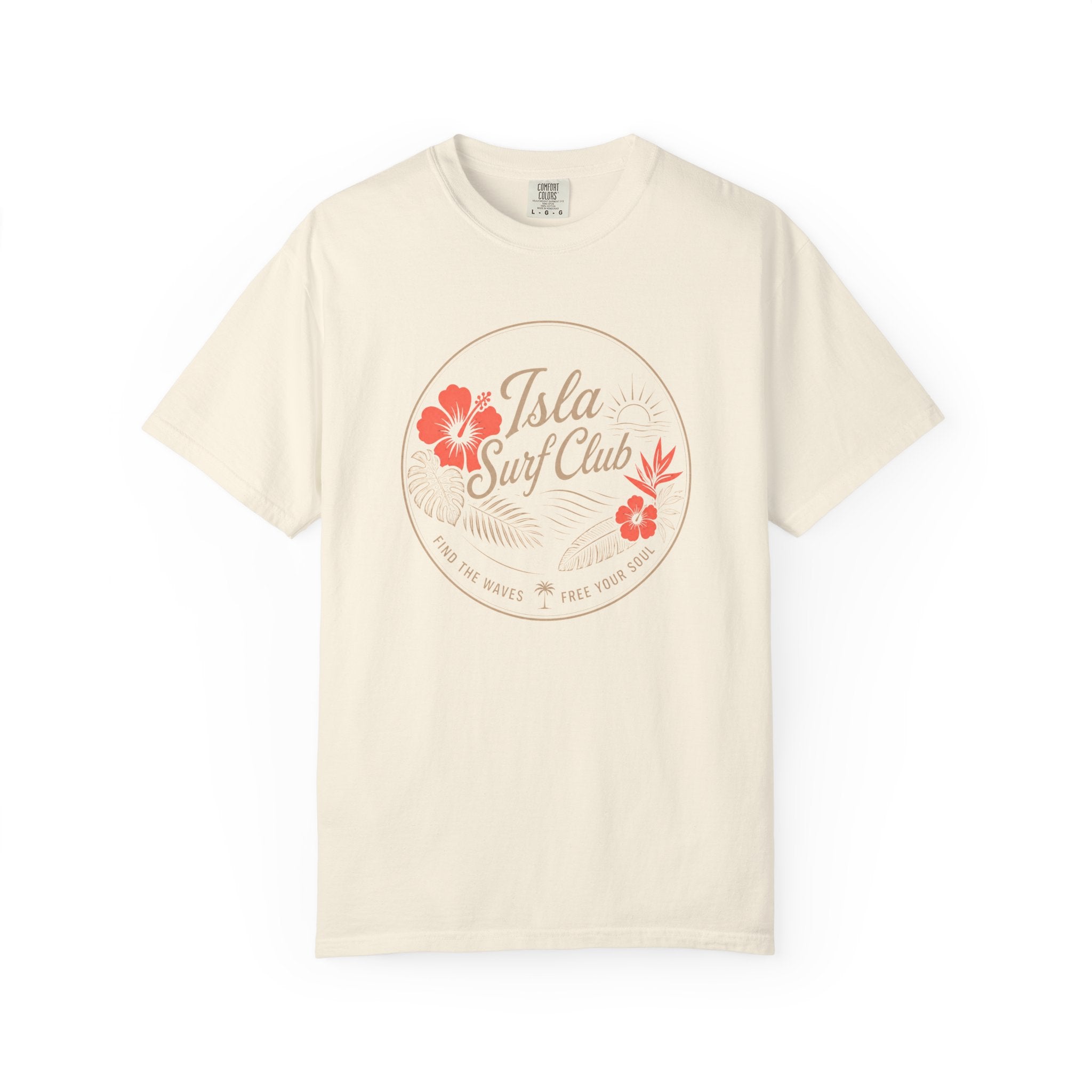 Isla Surf Club - Find The Waves Free Your Soul T-Shirt