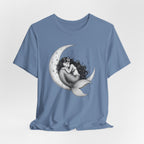 Cozy Mermaid Halloween Surf T-Shirt