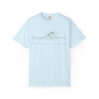 "Find The Waves Free Your Soul" Wave Graphic T-Shirt