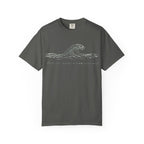 "Find The Waves Free Your Soul" Wave Graphic T-Shirt