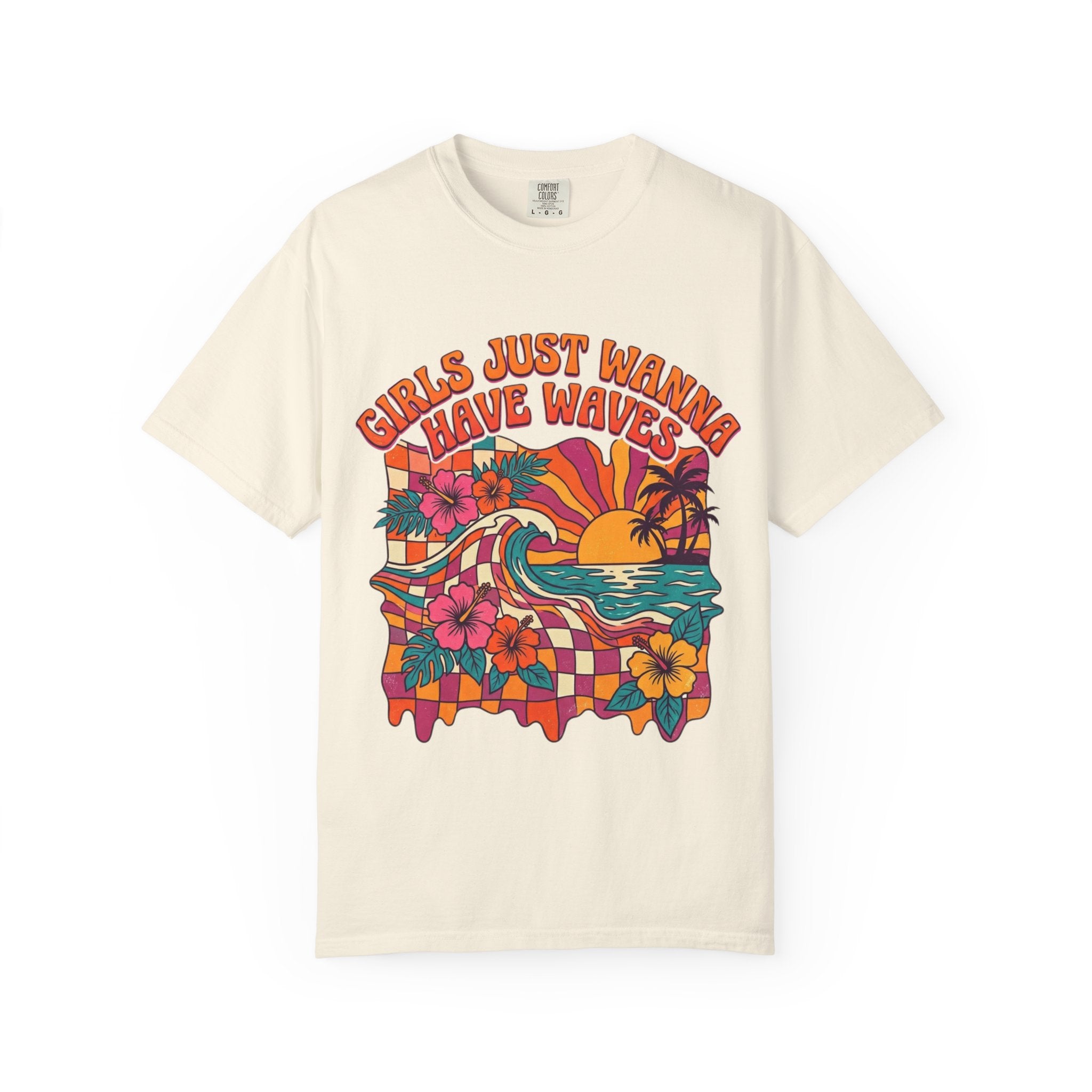 Girls Just Wanna Have Waves Melting T-Shirt