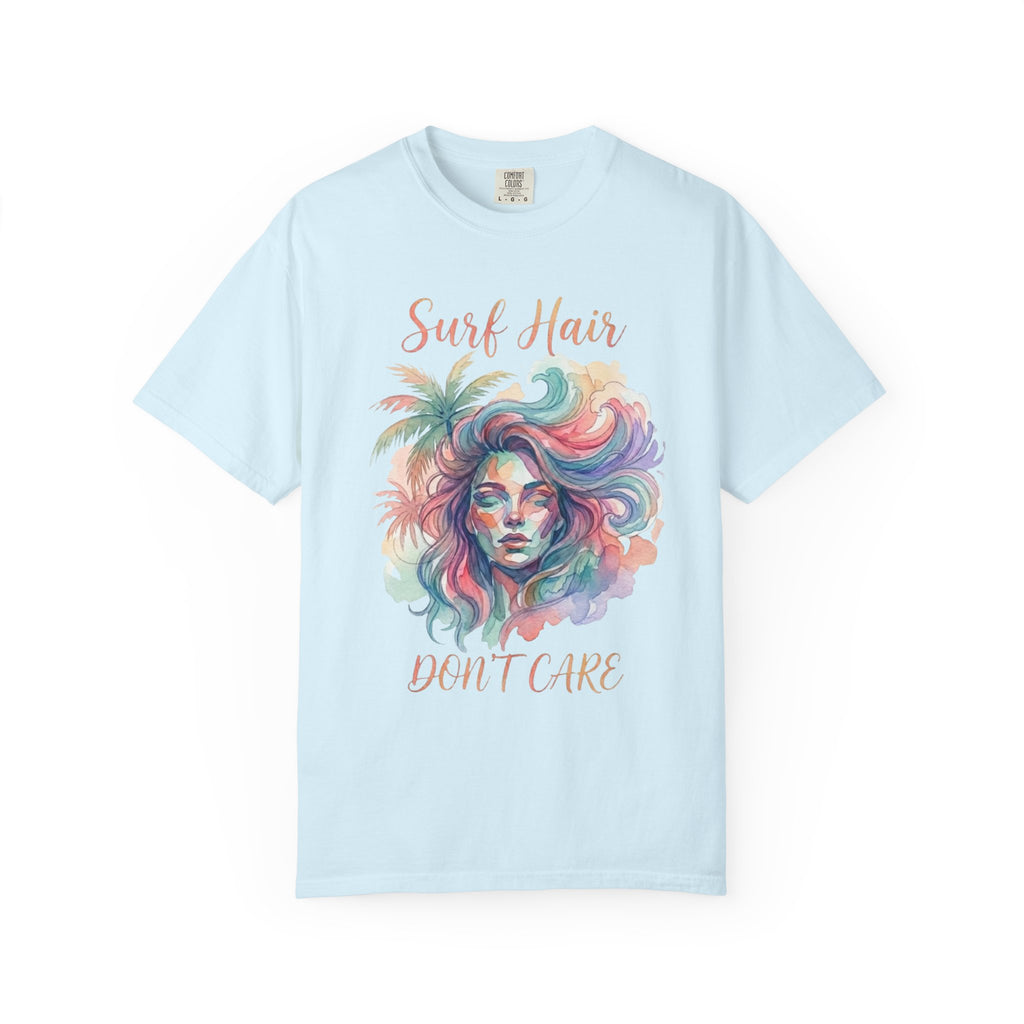 Surf Hair Don’t Care Watercolor T-Shirt