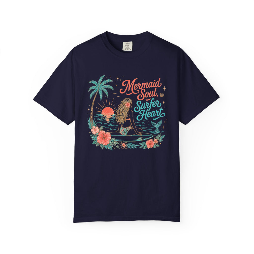 Mermaid Soul Surfer Heart T-Shirt