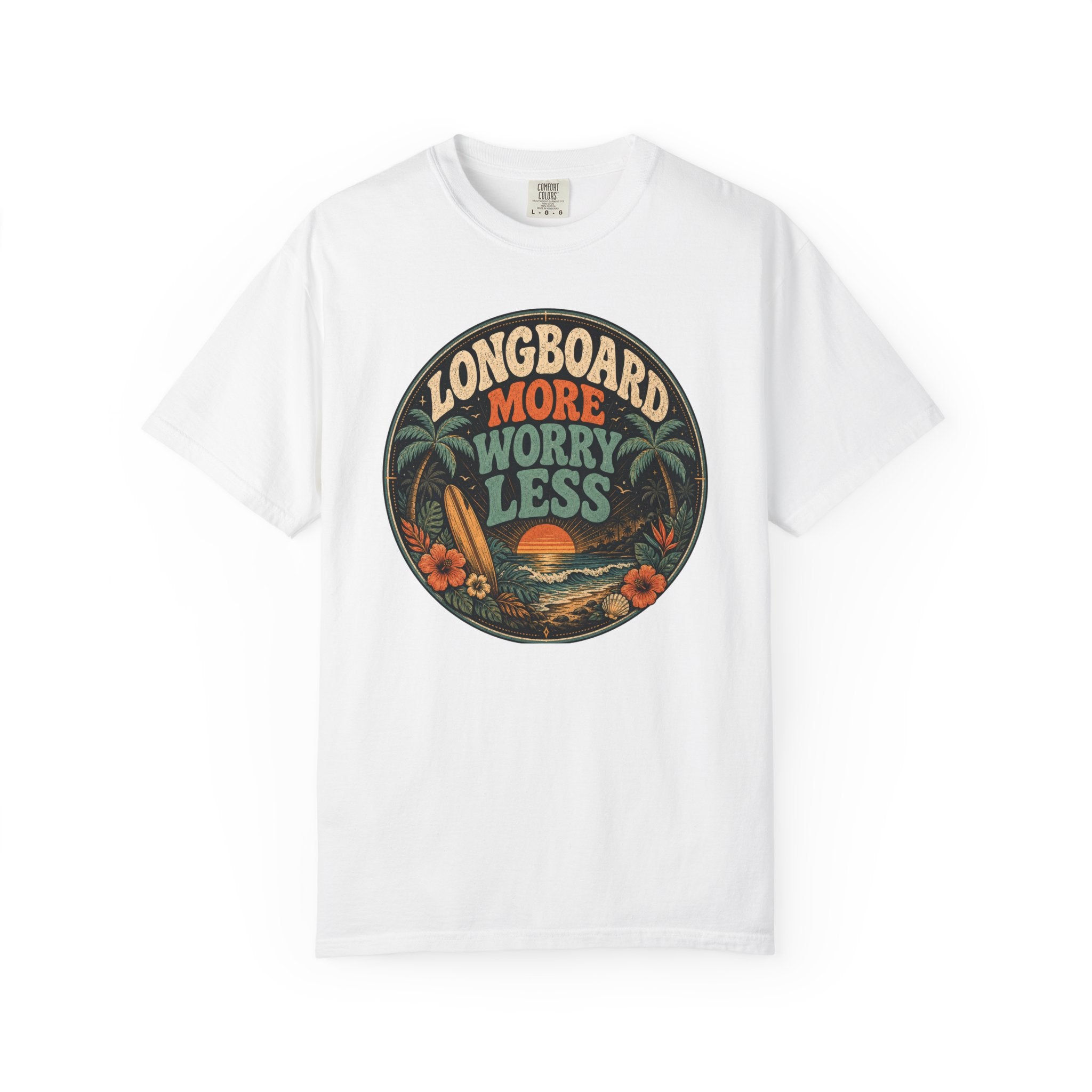 Longboard More Worry Less Vintage T-Shirt