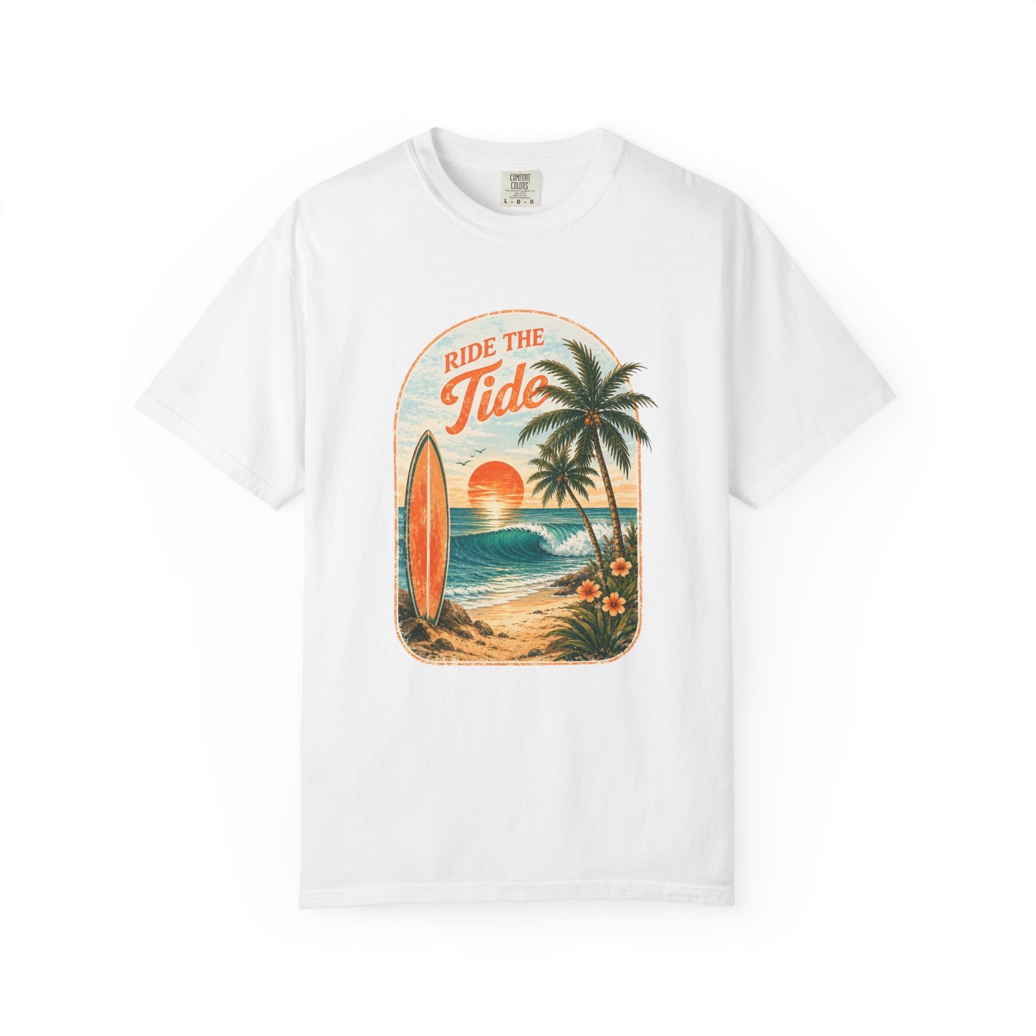 Ride the Tide Surf Beach T-Shirt