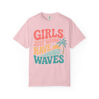 Girls Just Wanna Have Waves Groovy T-Shirt