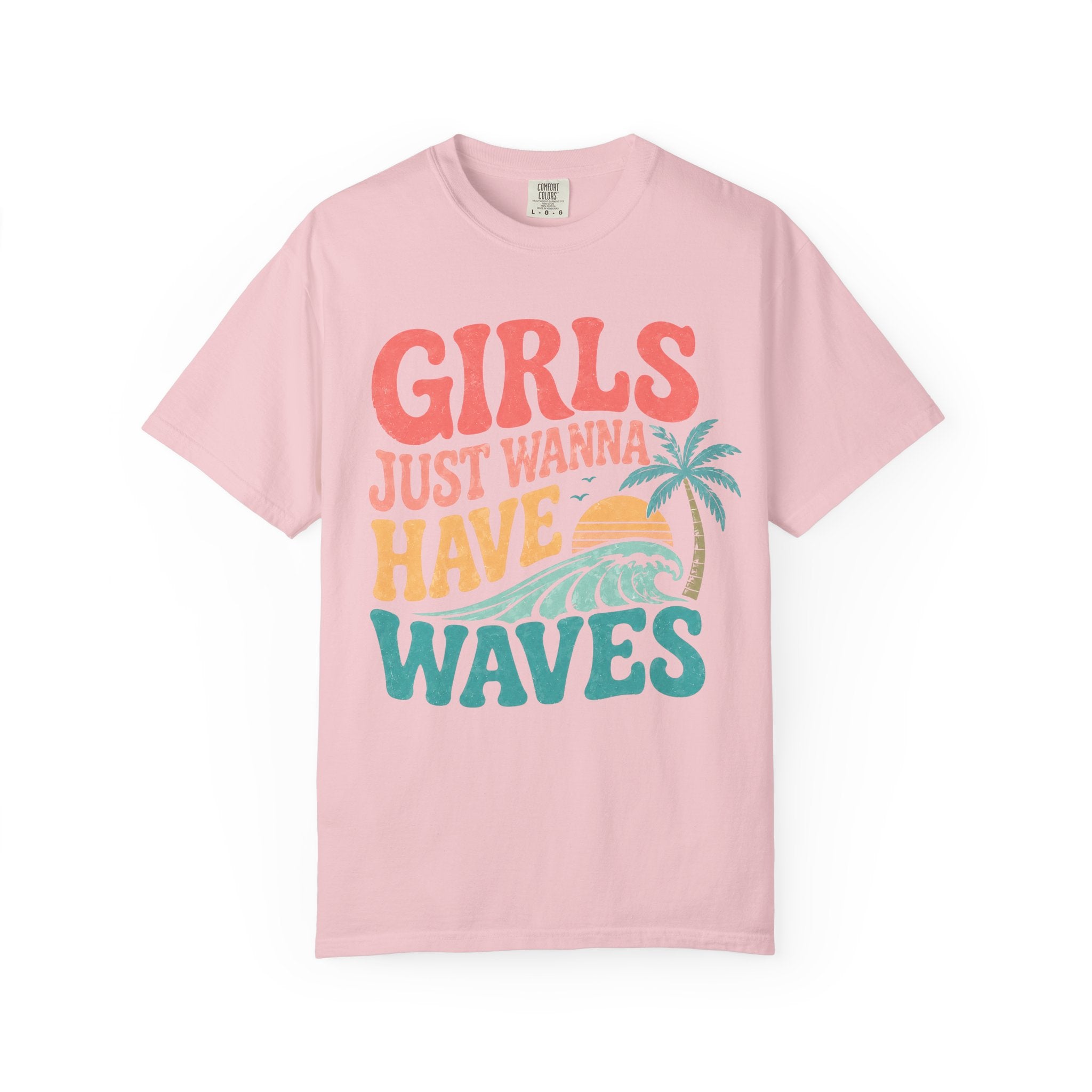 Girls Just Wanna Have Waves Groovy T-Shirt