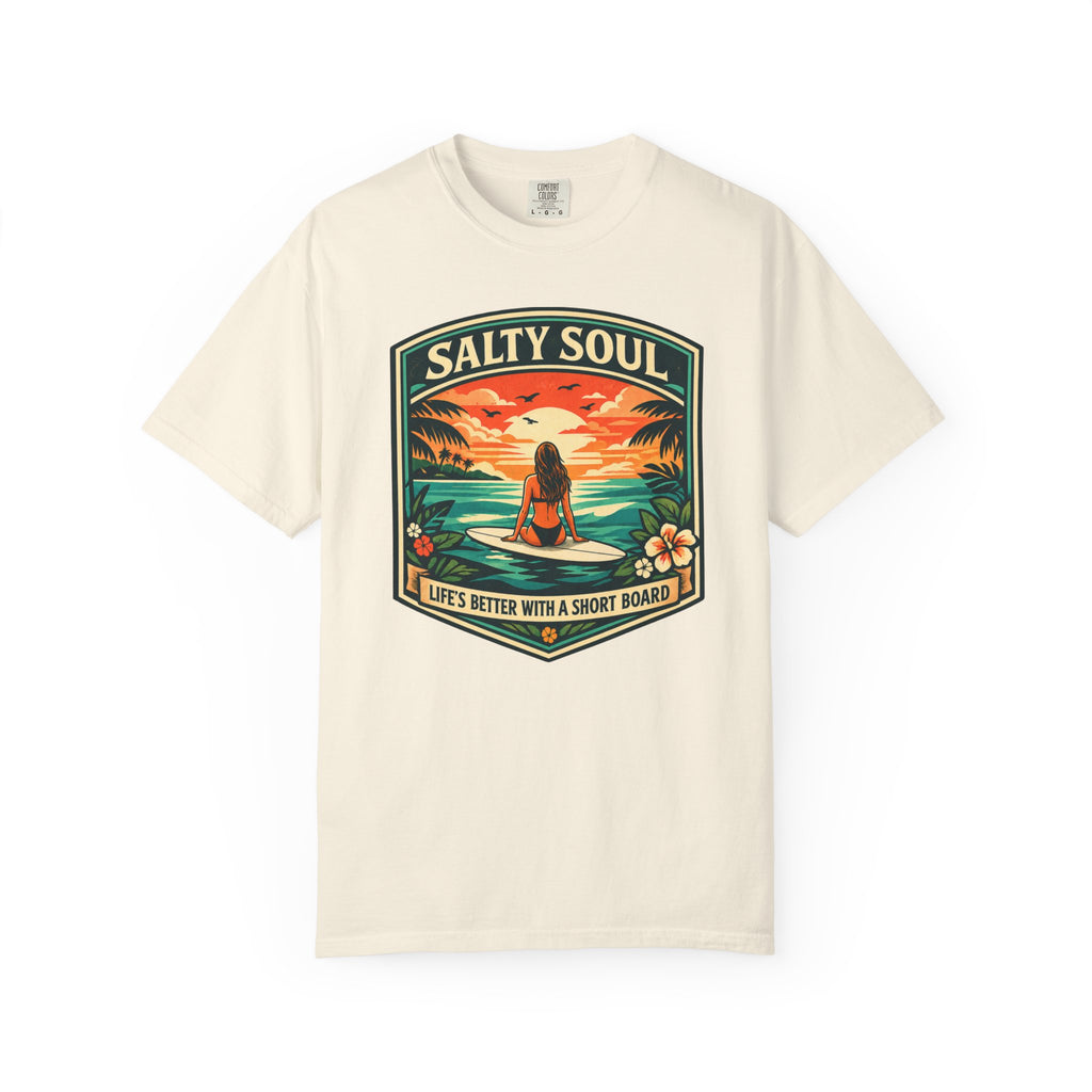 Salty Soul - Life's Better With a Shortboard T-Shirt