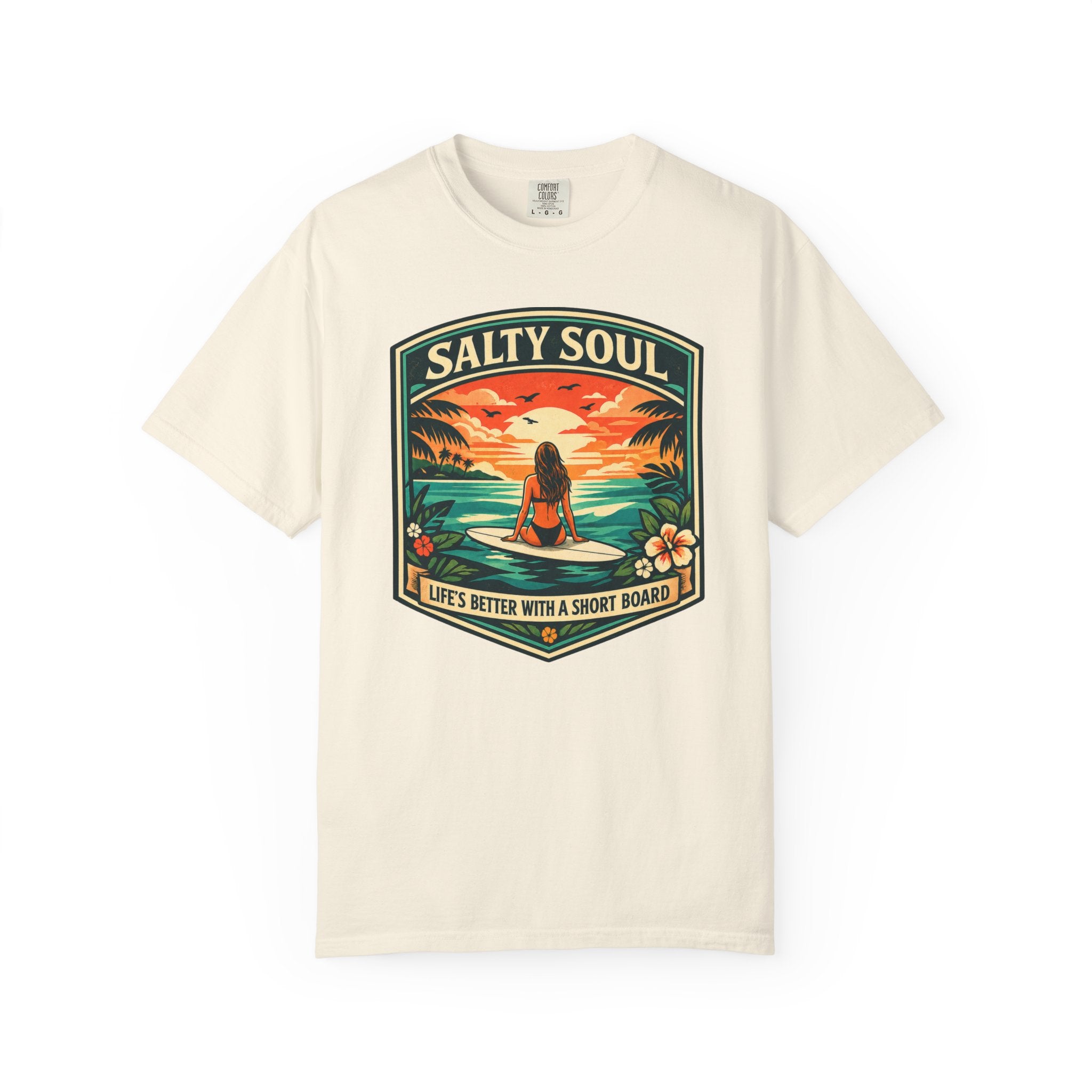 Salty Soul - Life's Better With a Shortboard T-Shirt
