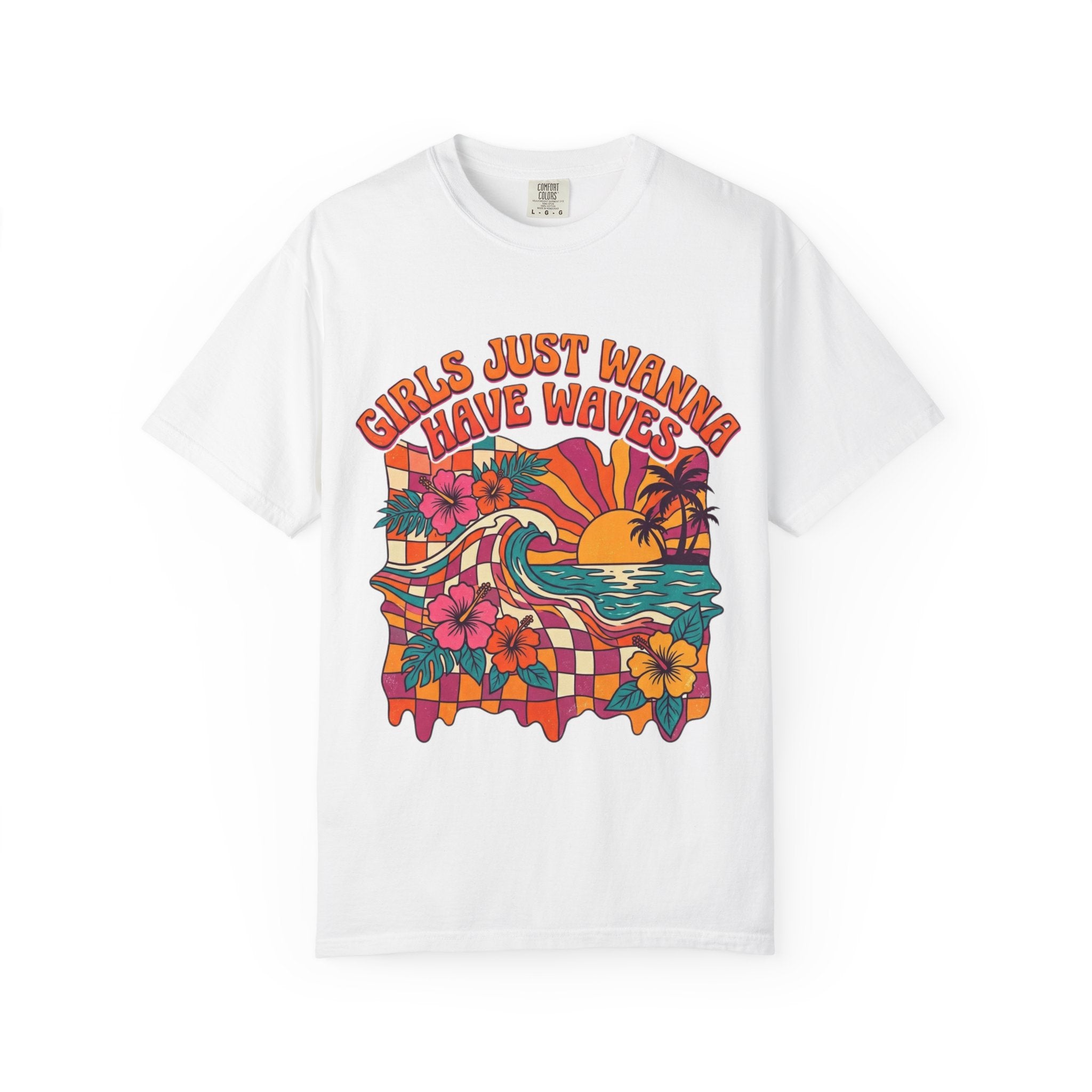 Girls Just Wanna Have Waves Melting T-Shirt
