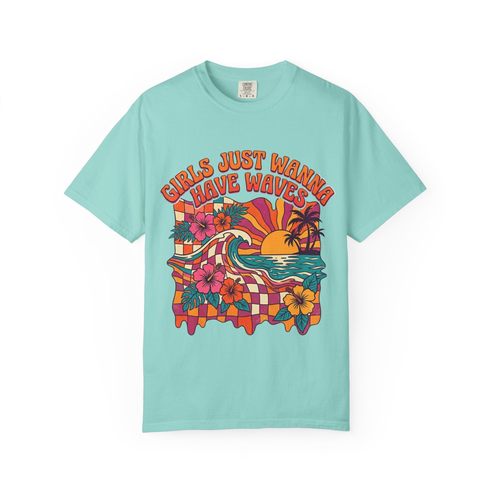 Girls Just Wanna Have Waves Melting T-Shirt