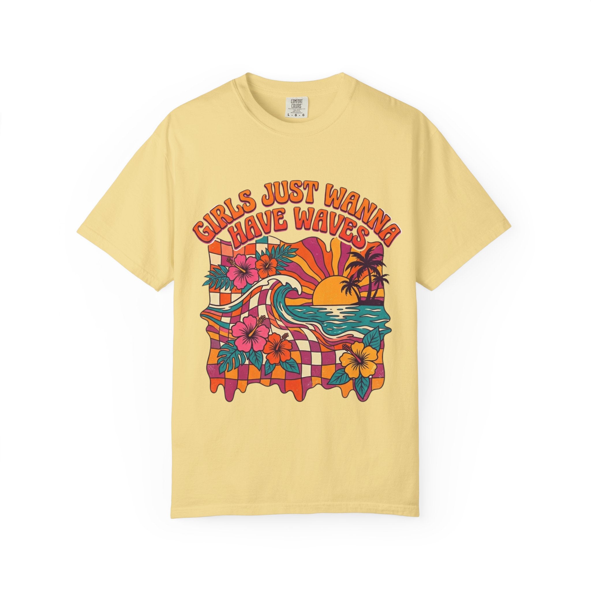 Girls Just Wanna Have Waves Melting T-Shirt