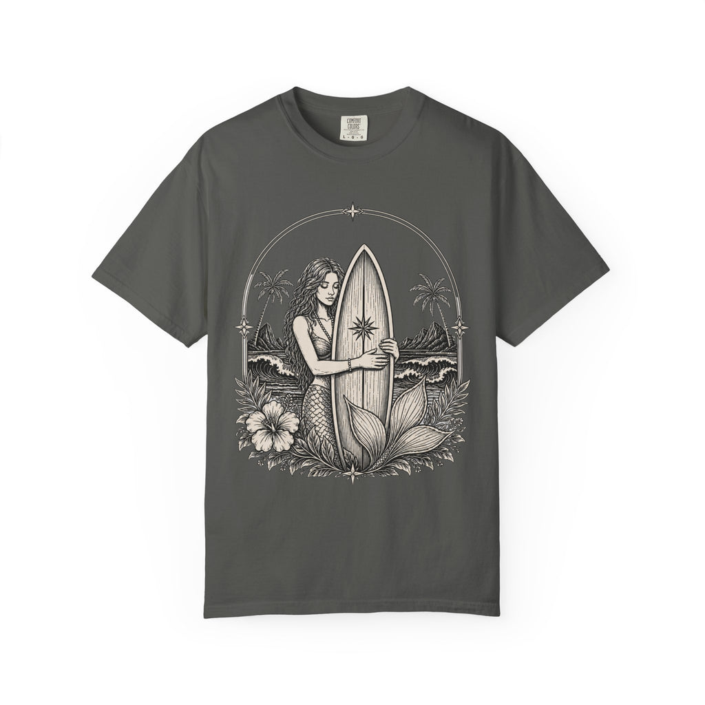 Mermaid Loves Her Surfboard T-Shirt