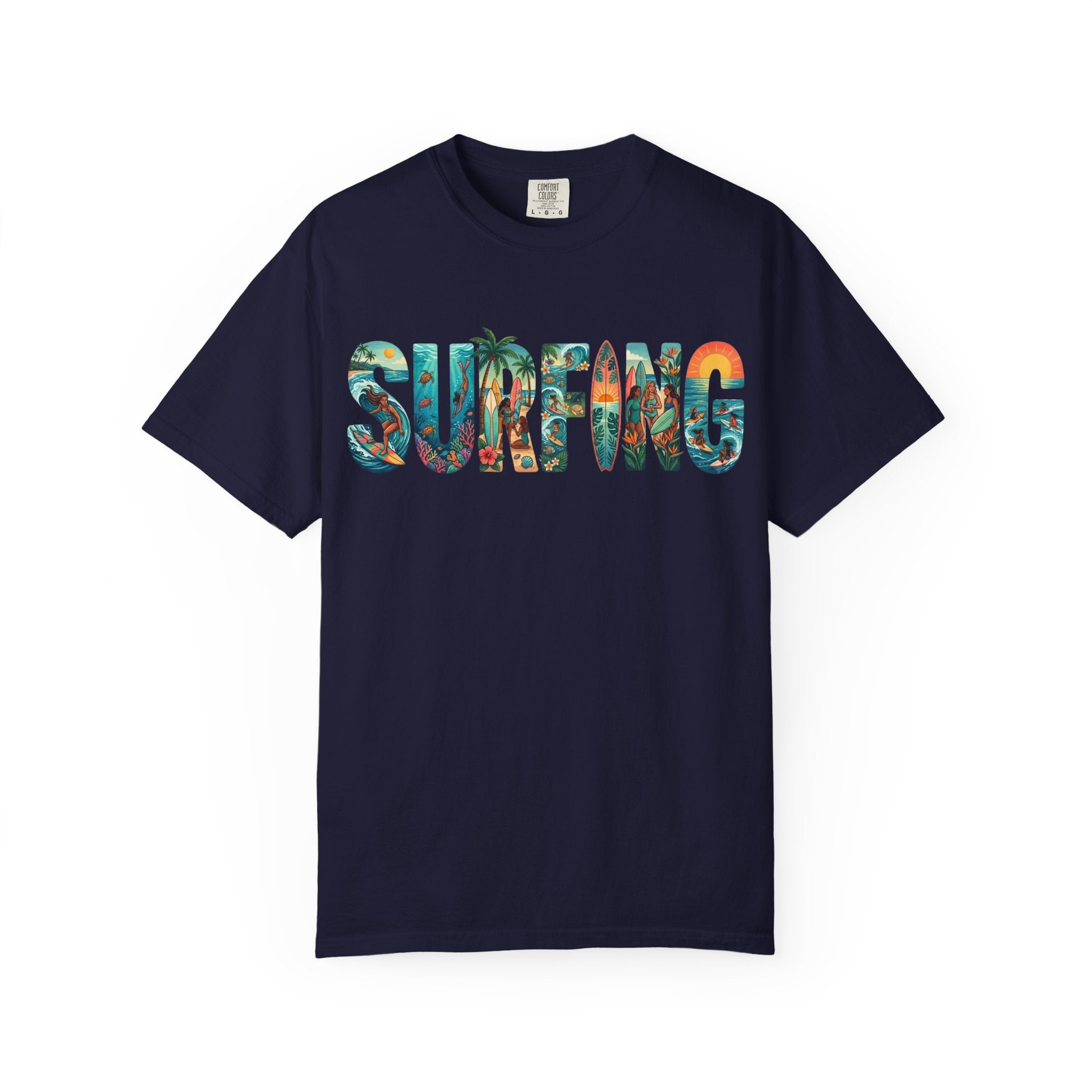 "Surfing" Tropical T-Shirt