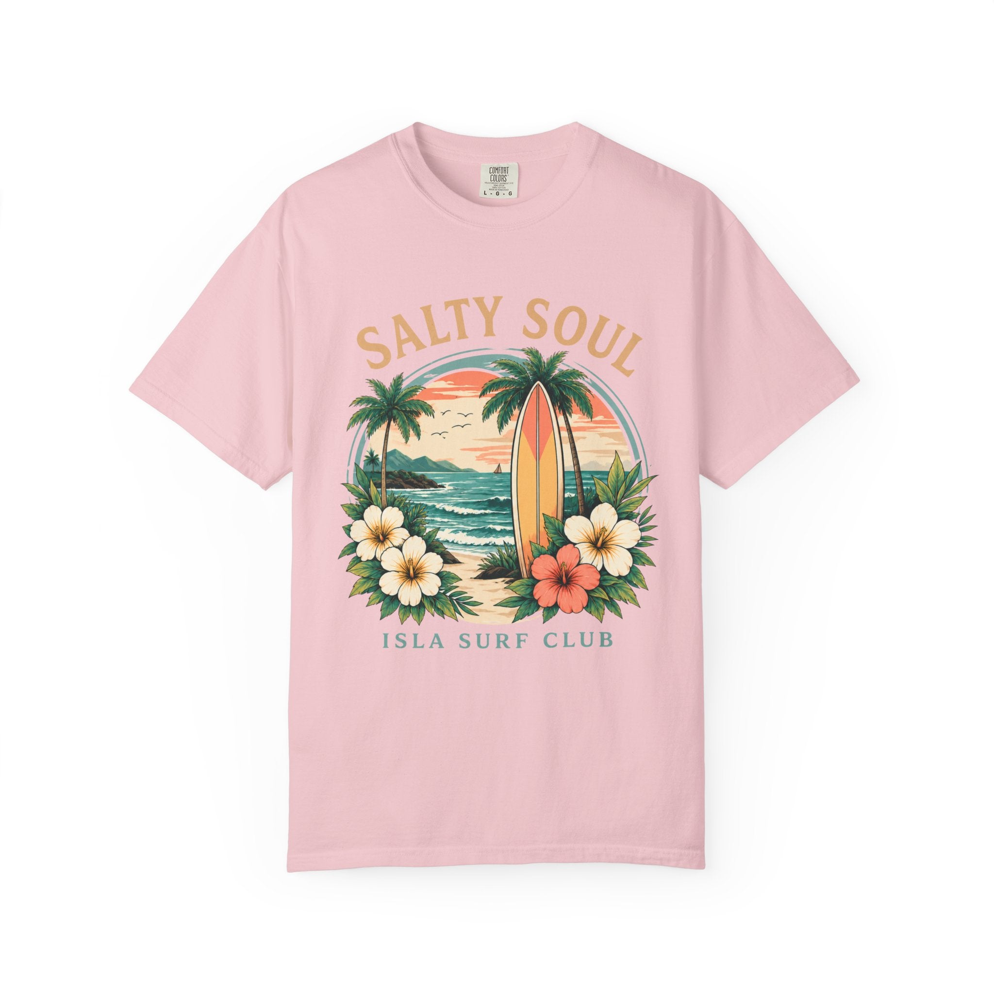 Salty Soul Sunset Isla Surf Club T-Shirt