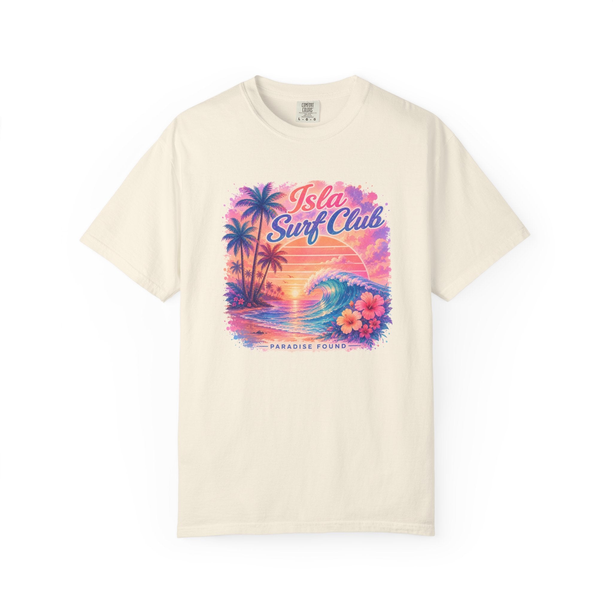 Isla Surf Club Magenta Sunset T‑Shirt