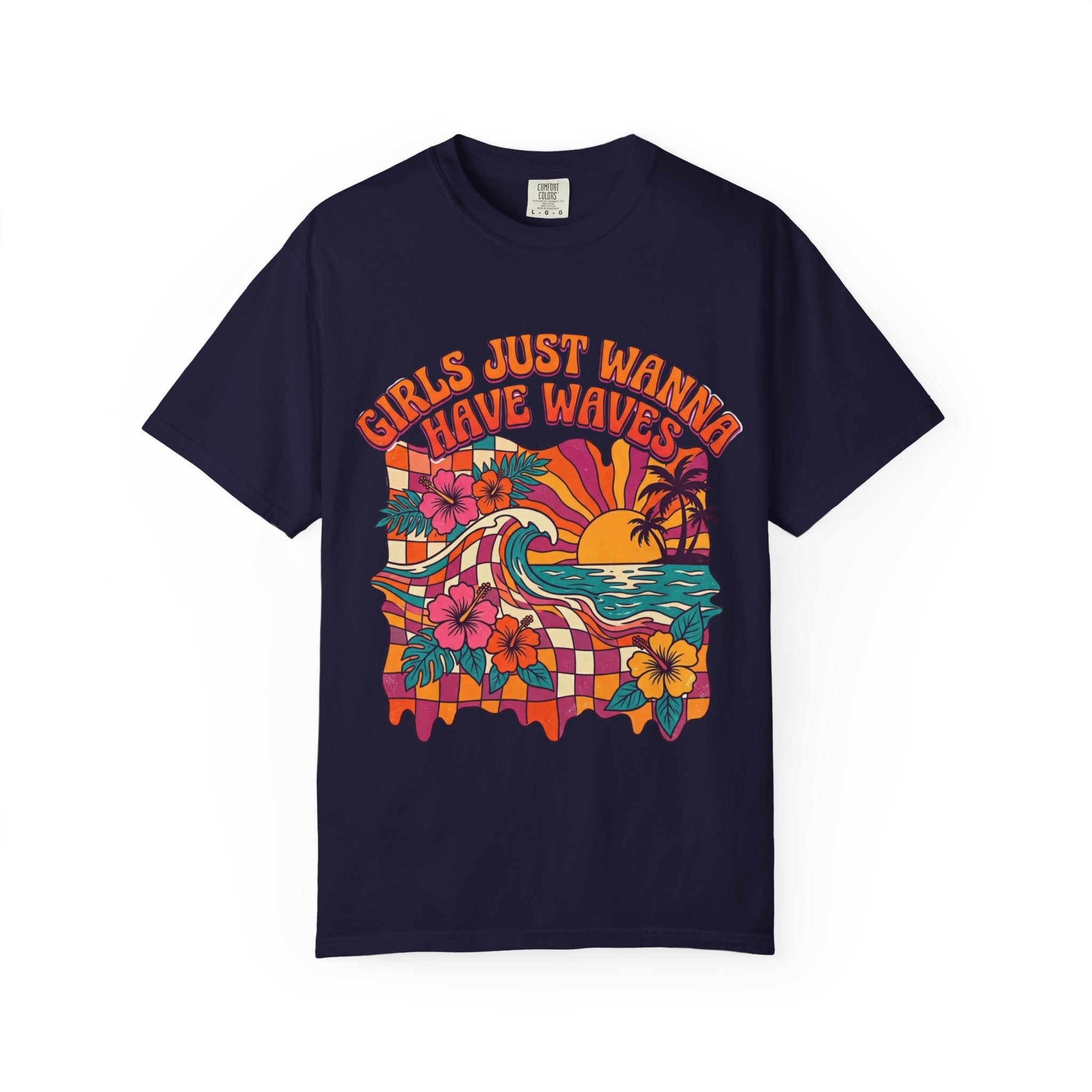 Girls Just Wanna Have Waves Melting T-Shirt
