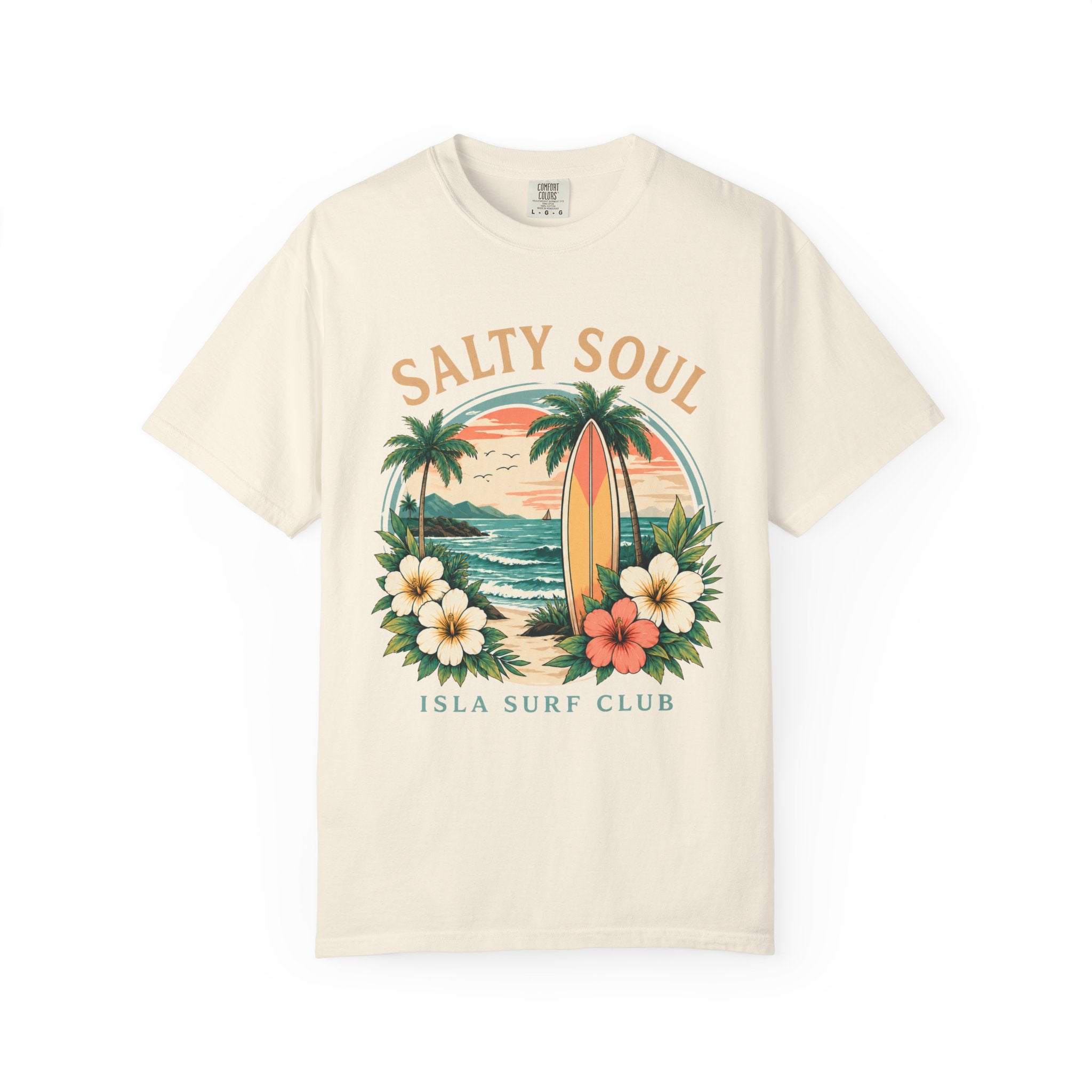 Salty Soul Sunset Isla Surf Club T-Shirt