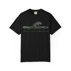 "Find The Waves Free Your Soul" Wave Graphic T-Shirt