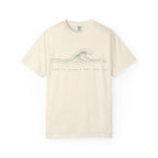 "Find The Waves Free Your Soul" Wave Graphic T-Shirt