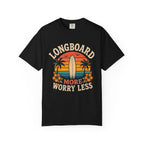 Longboard More Worry Less Retro T-Shirt