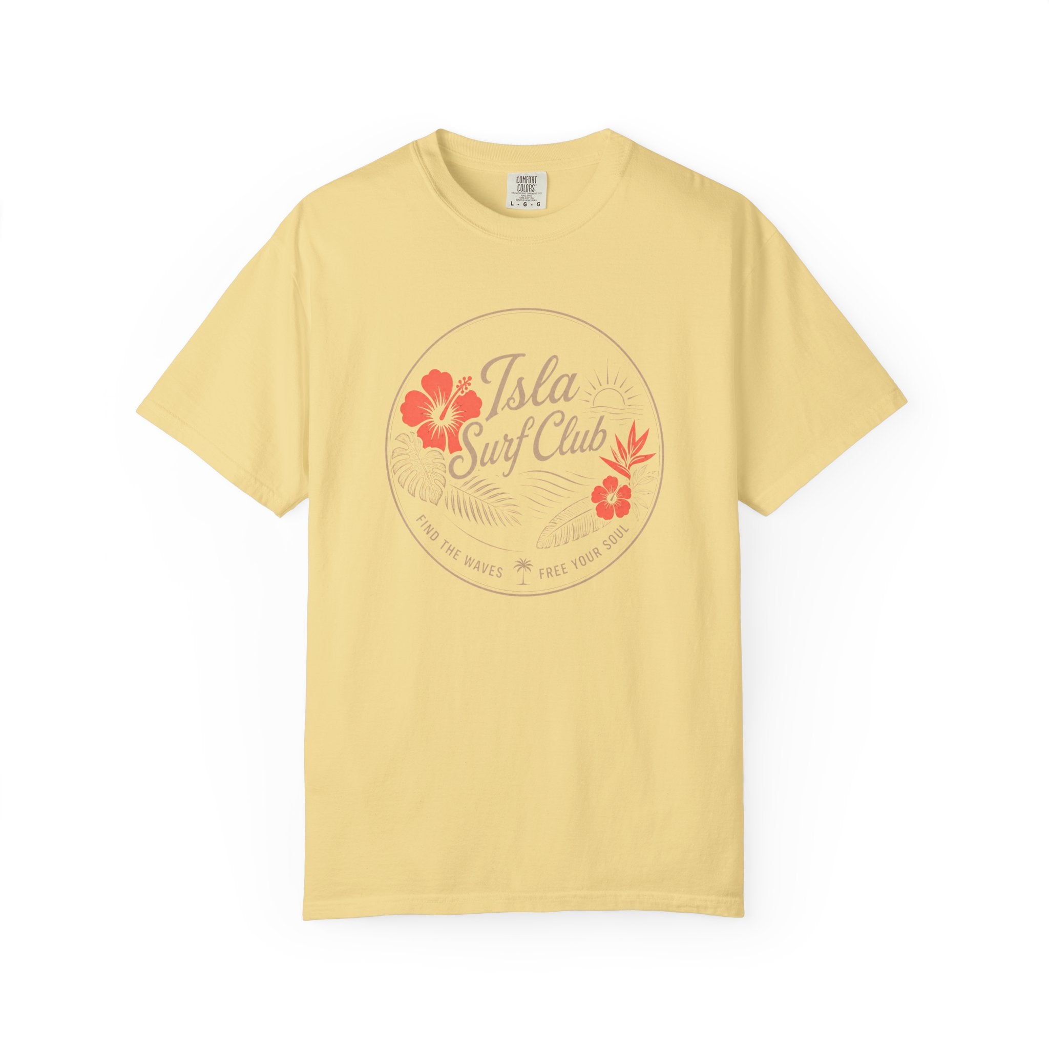Isla Surf Club - Find The Waves Free Your Soul T-Shirt