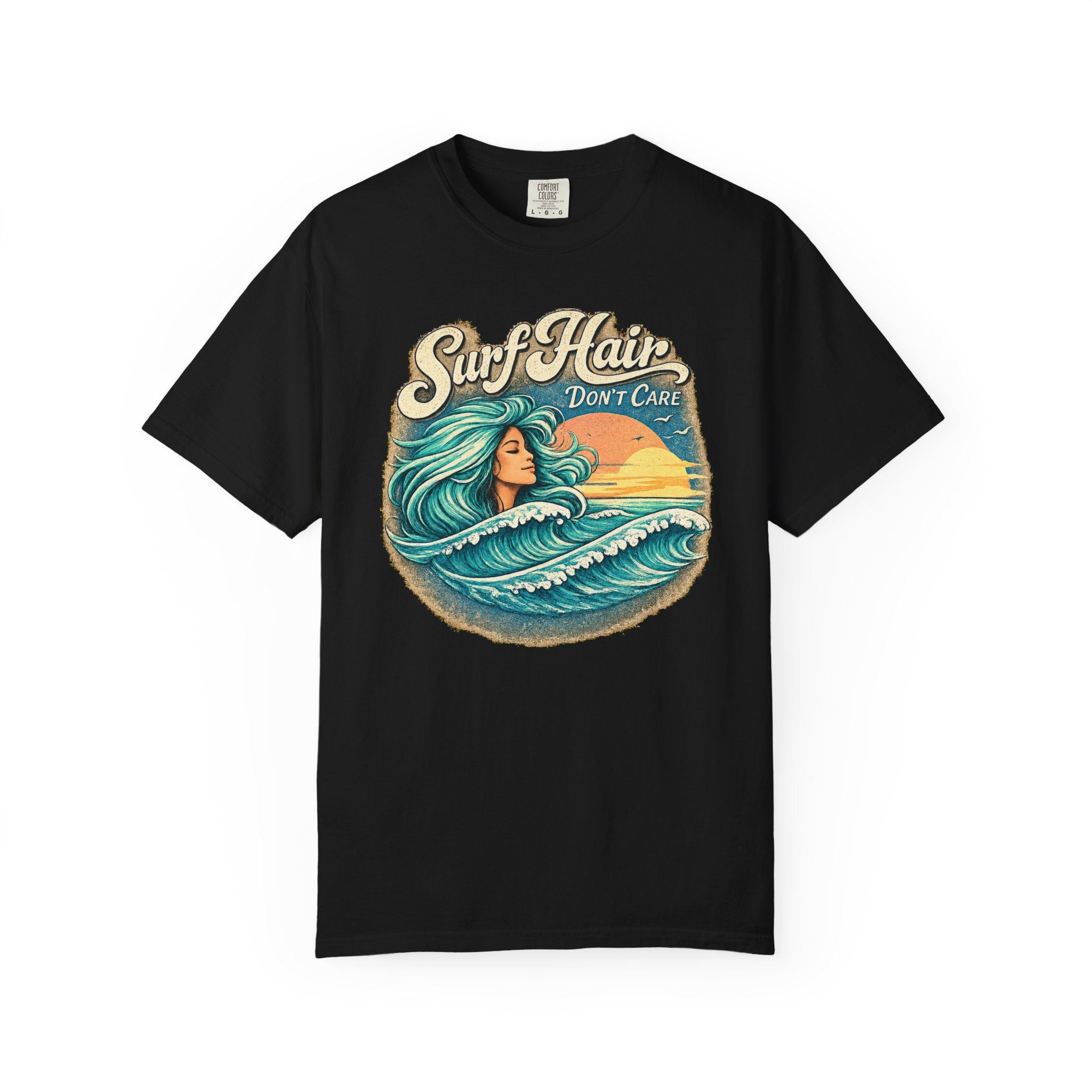 Surf Hair Don't Care Wave Hair T-Shirt