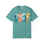 Surf Ocean Wave Text T-Shirt