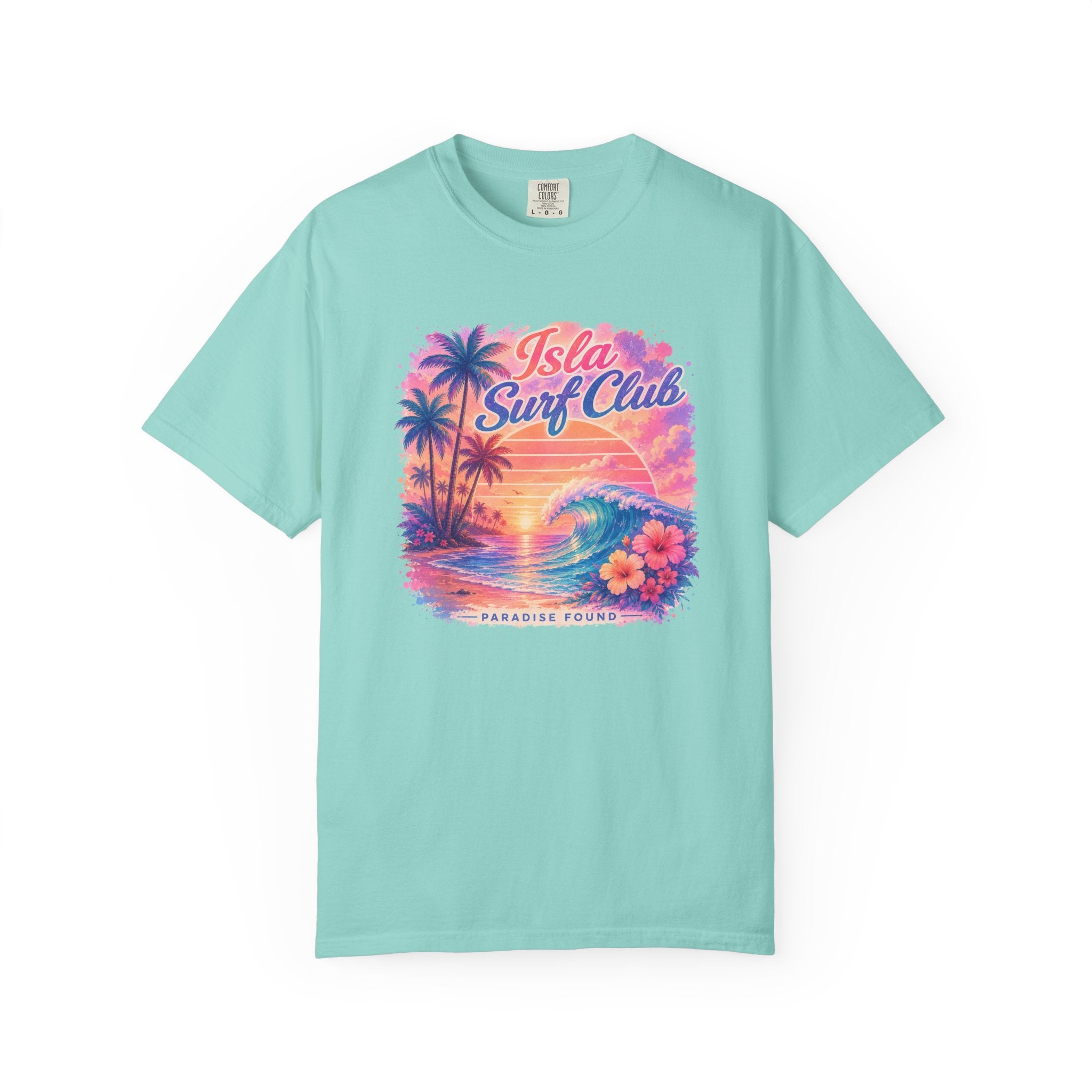 Isla Surf Club Magenta Sunset T‑Shirt