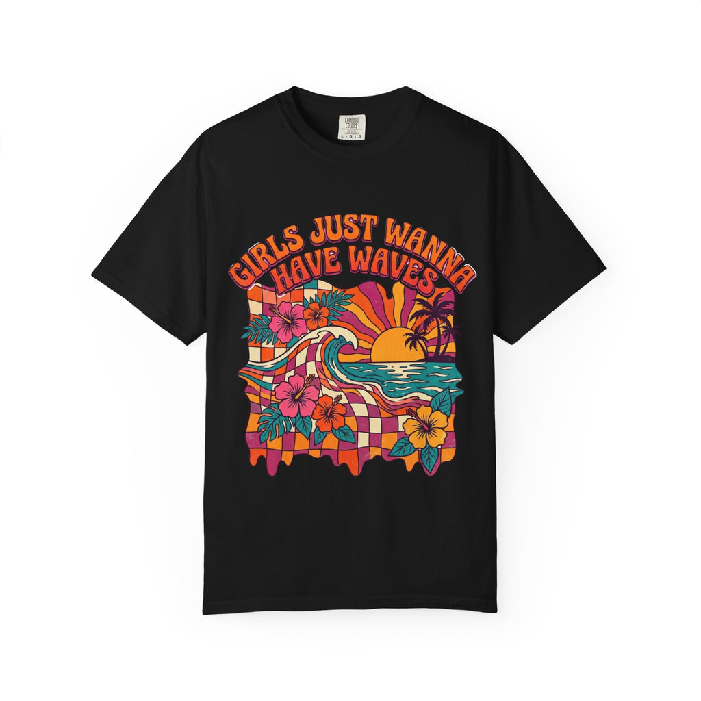 Girls Just Wanna Have Waves Melting T-Shirt