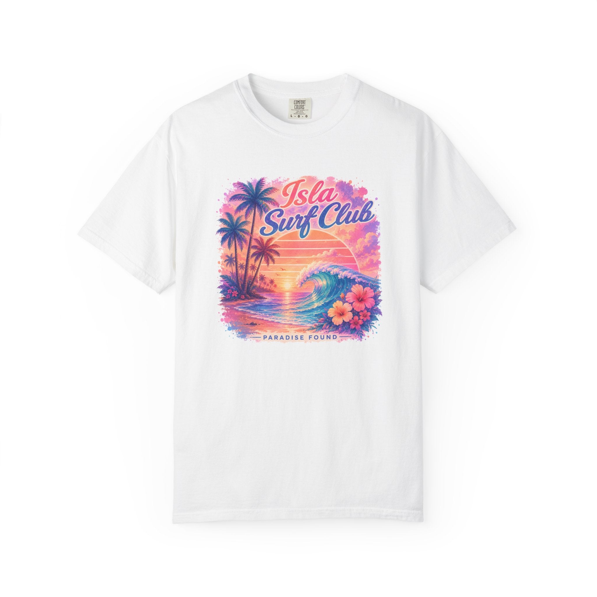 Isla Surf Club Magenta Sunset T‑Shirt