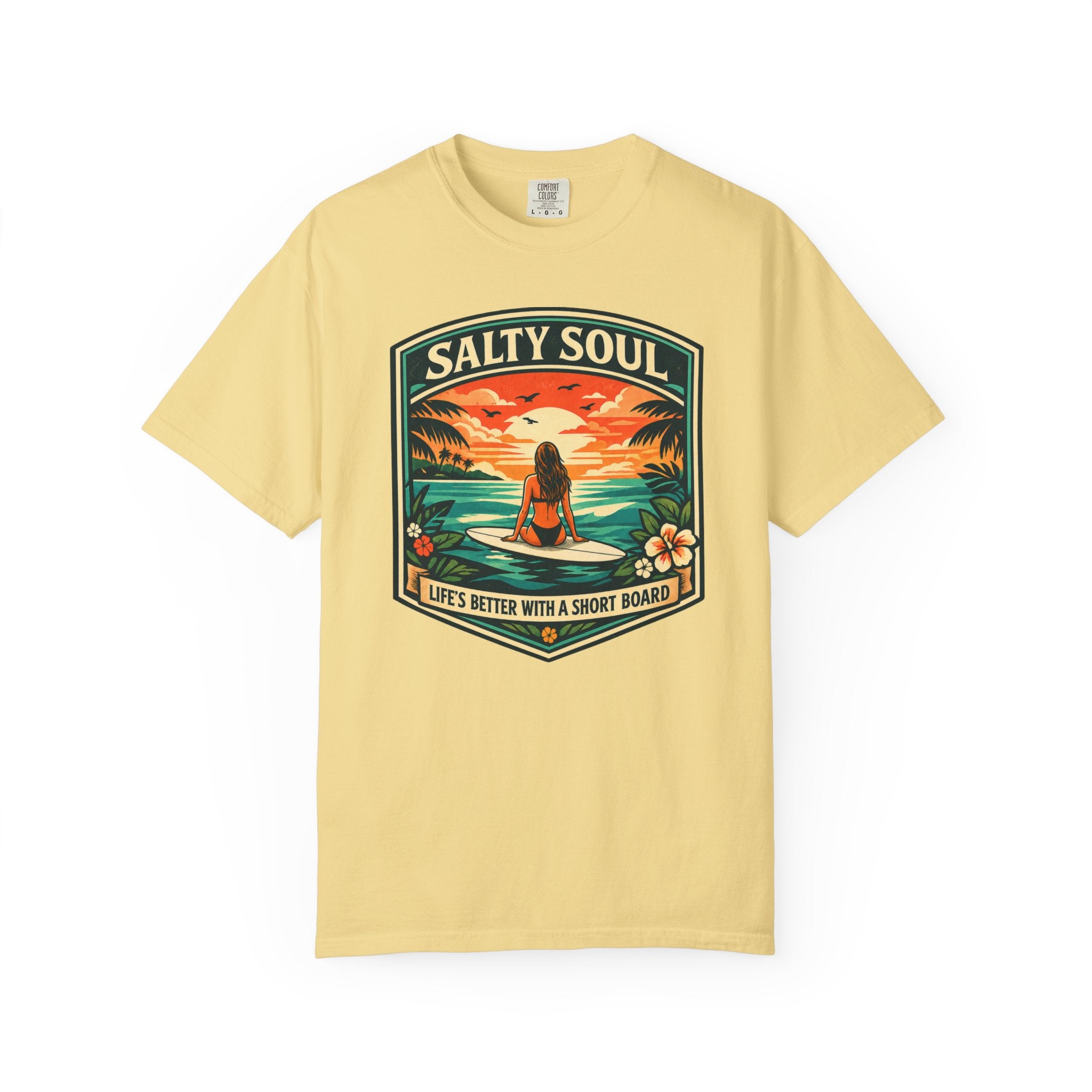 Salty Soul - Life's Better With a Shortboard T-Shirt