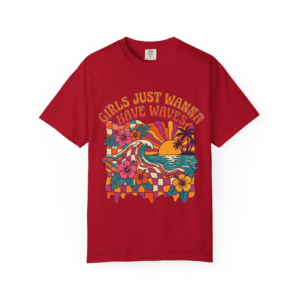 Girls Just Wanna Have Waves Melting T-Shirt