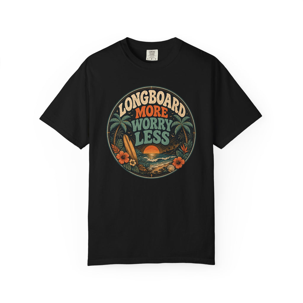 Longboard More Worry Less Vintage T-Shirt