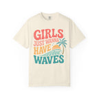 Girls Just Wanna Have Waves Groovy T-Shirt