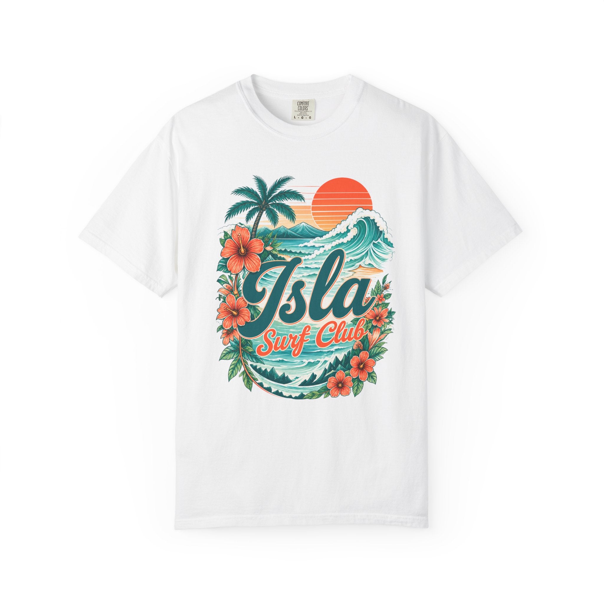 Isla Surf Club T-Shirt — Tropical Ocean Surf Tee