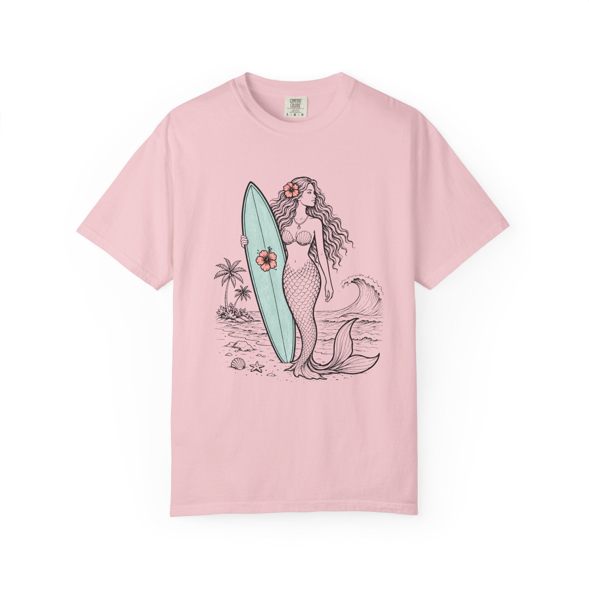 Mermaid & Her Board T-Shirt