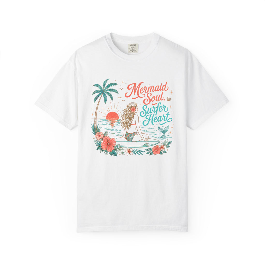 Mermaid Soul Surfer Heart T-Shirt