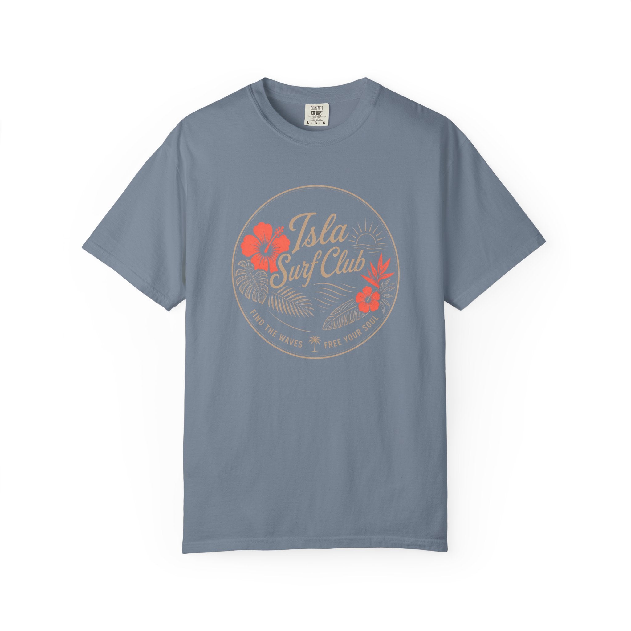 Isla Surf Club - Find The Waves Free Your Soul T-Shirt