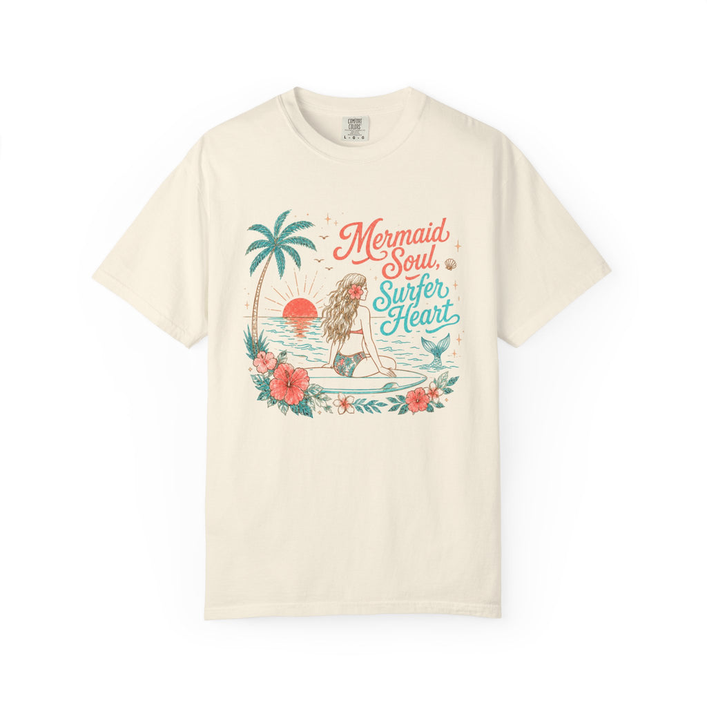 Mermaid Soul Surfer Heart T-Shirt