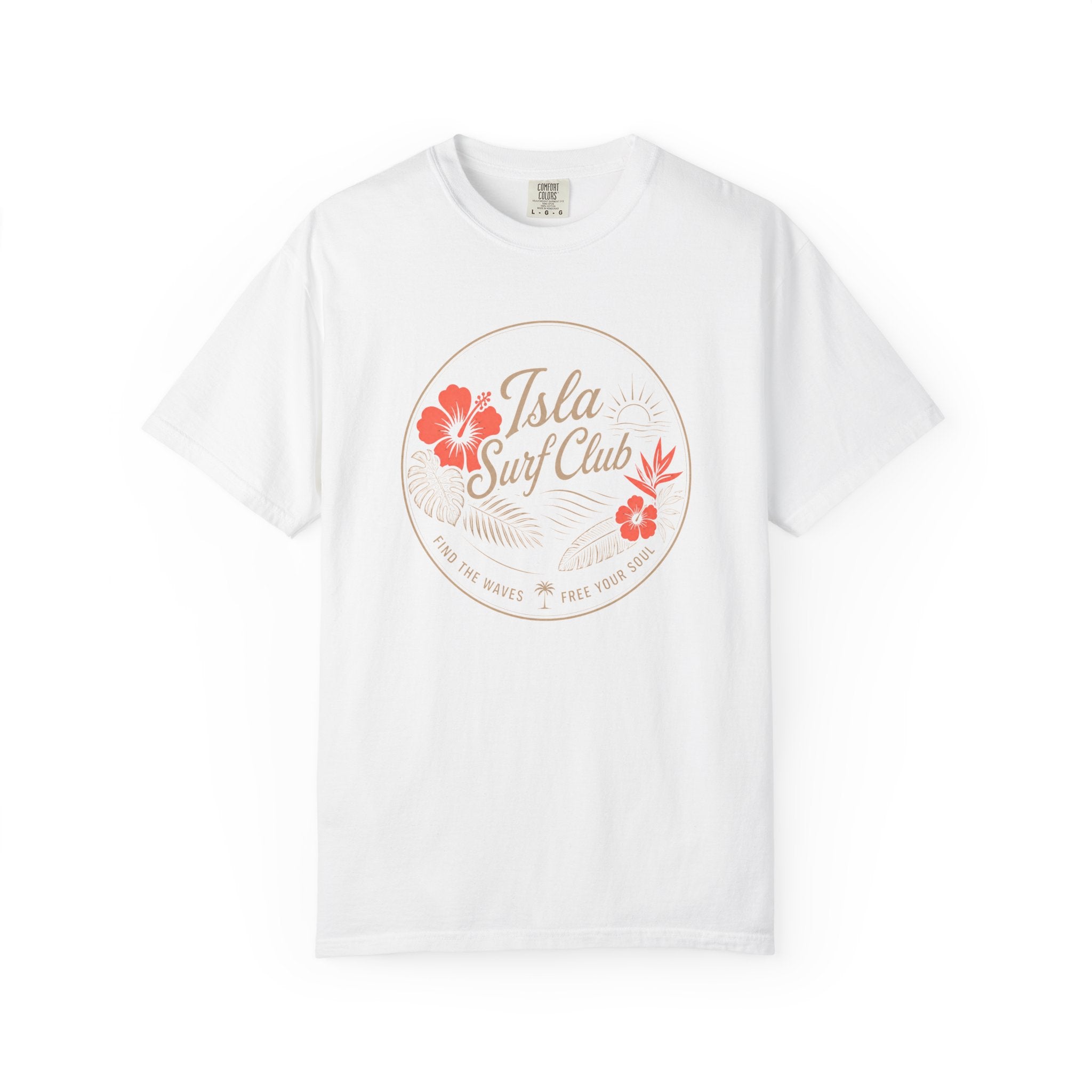 Isla Surf Club - Find The Waves Free Your Soul T-Shirt