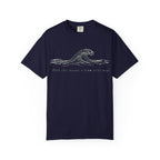 "Find The Waves Free Your Soul" Wave Graphic T-Shirt